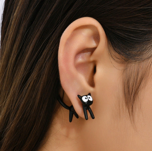 Wholesale Cute Cat Detachable Earrings ACC-ES-FuSu022
