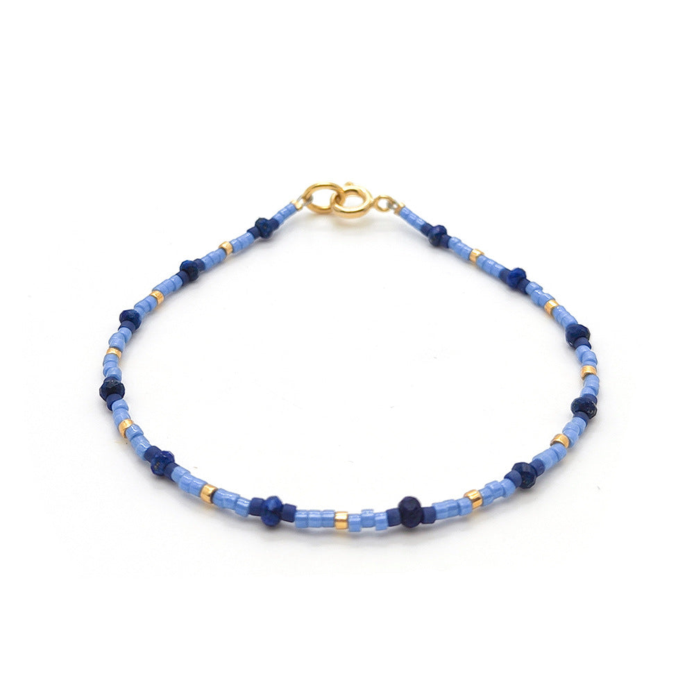 Wholesale Vintage Rice Beads Braided Handmade Beaded Bracelet