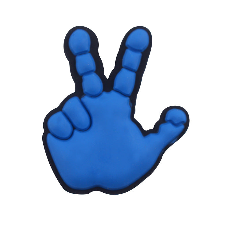 Wholesale 5pcs Cartoon Palm Silicone Focal Beads ACC-BDS-GuangTian037