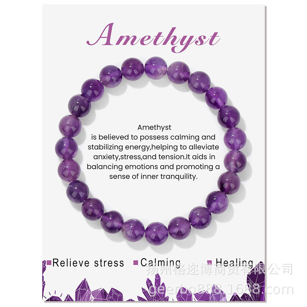 Wholesale Colorful Natural Stone Bracelets ACC-BT-GEB003