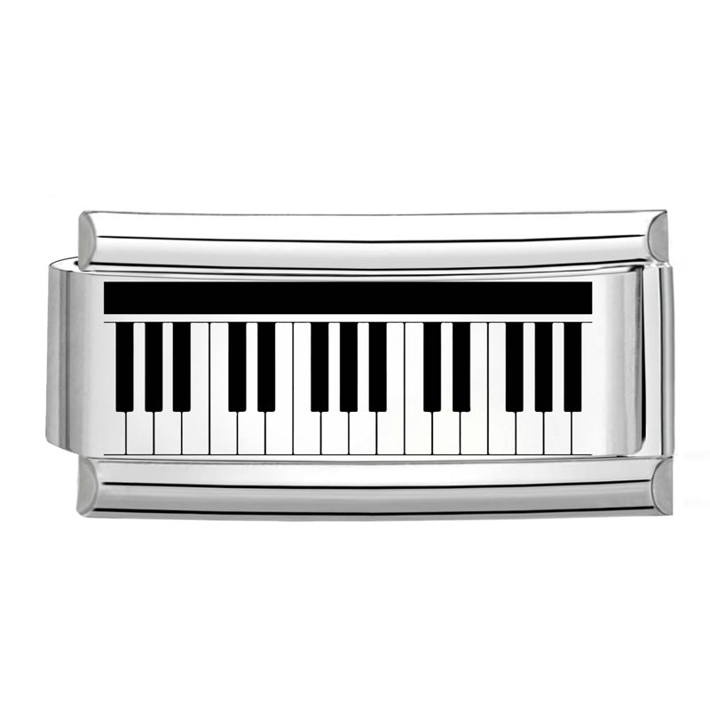 Wholesale 9mm Italian Charm Starter Bracelets DIY Long Stainless Steel Composable Bracelet