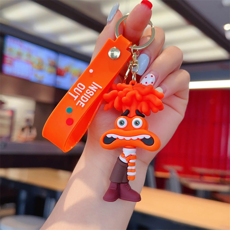 Wholesale Cartoon PVC Soft Glue Cute Keychain ACCVIP-KC-YueWei001