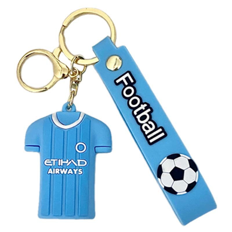Wholesale Cartoon Jersey PVC Soft Keychain Creative Keychain ACCVIP-KC-XJY002