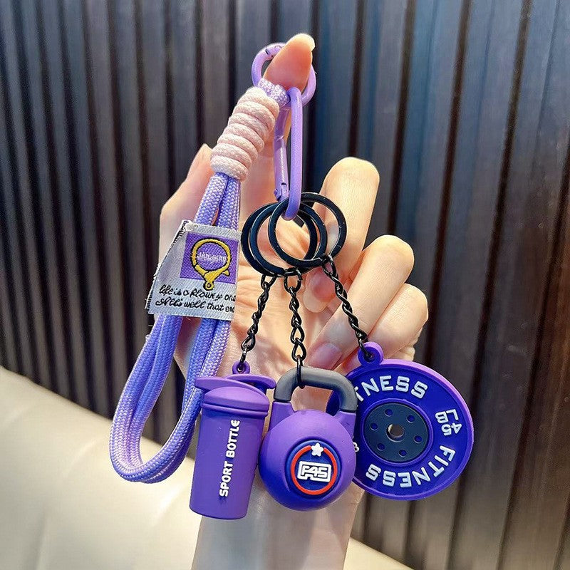 Wholesale Acrylic Tennis Tassel Keychain - Trendy Car Key Accessory for Everyday Use