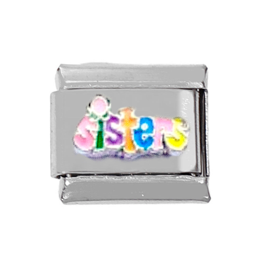 Wholesale 5pcs Italian Charm Bracelet Charm Module Stainless Steel Love Bracelet 9mm DIY Pattern Free Stitching Detachable Composable Bracelet ACC-BT-DaLiang019