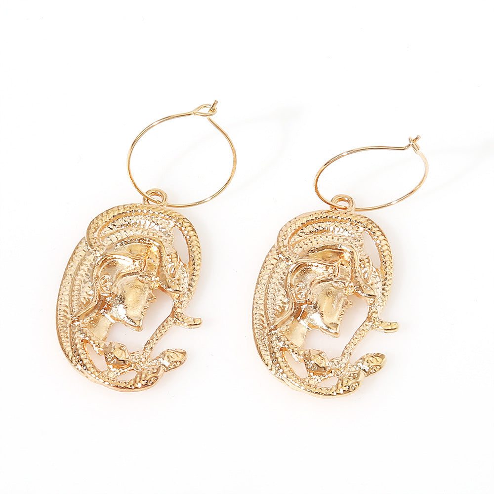 Wholesale Exaggerated Snake Earrings