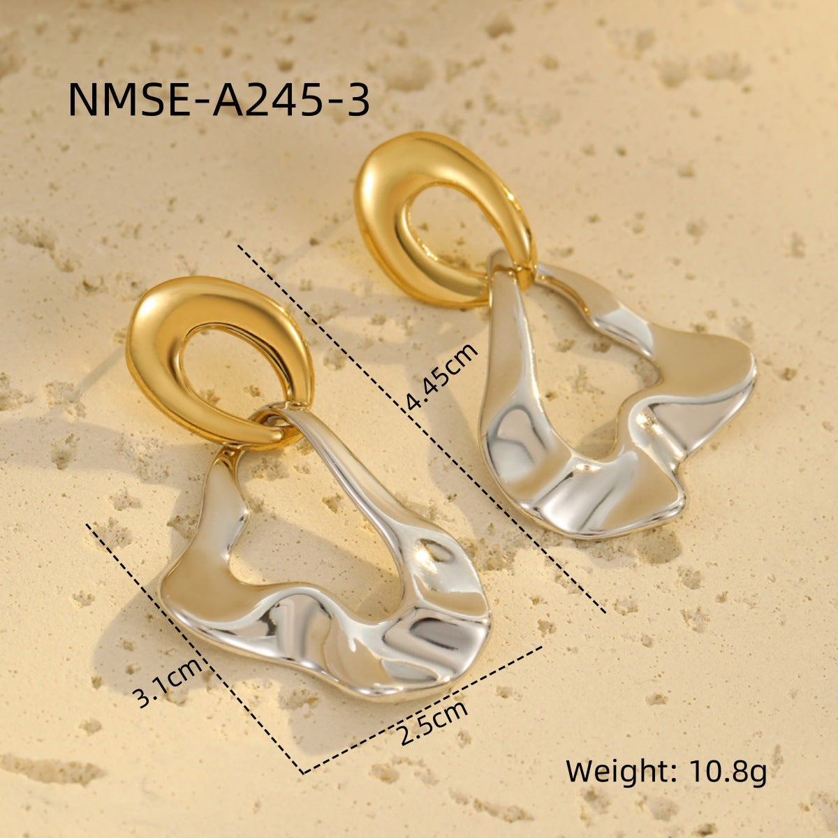 Wholesale  Geometric Earrings Stainless Steel Earrings