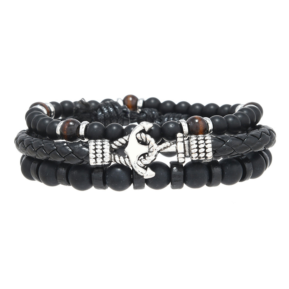 Wholesale 3PCS Glass bead bracelet set