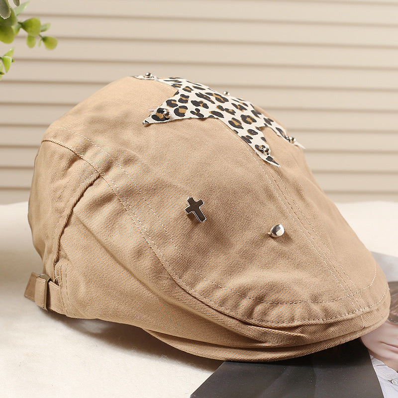 Wholesale Star Fashionable All-match Face Shown Small Cap Berets