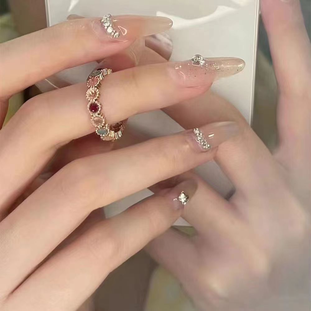 Wholesale Modern Rainbow Ring Alloy Electroplated Chic Jewelry Accessory For Women Gift