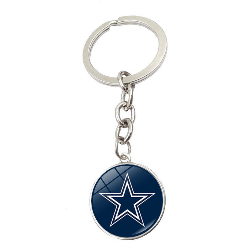 Wholesale Football Team Logo Keychain