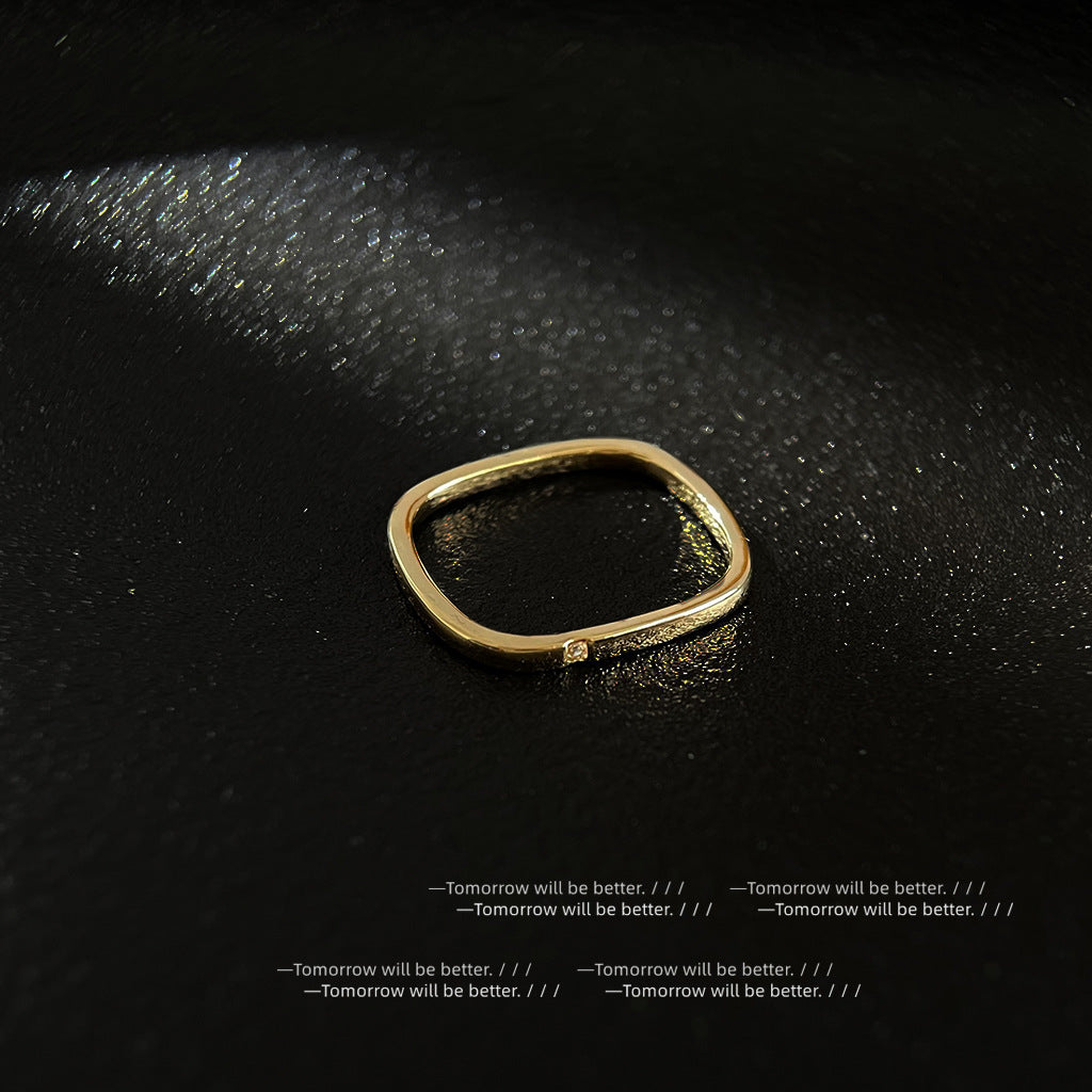 Wholesale Zircon Ring Electroplated Split Ring Adjustable Rings ACC-RS-Eryu001