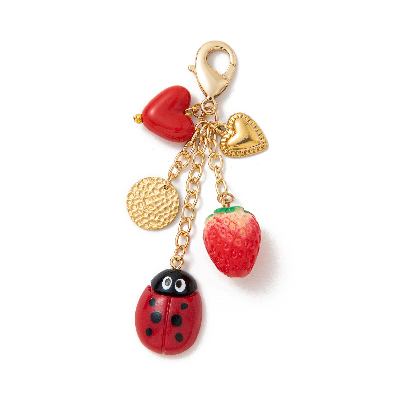 Wholesale Colorful pepper ocean summer love strawberry pendant keychain pendant