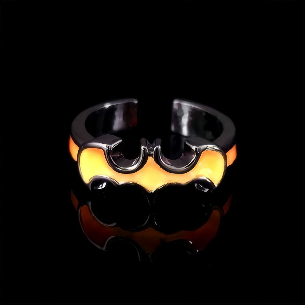 Wholesale Halloween Luminous Bat Ring