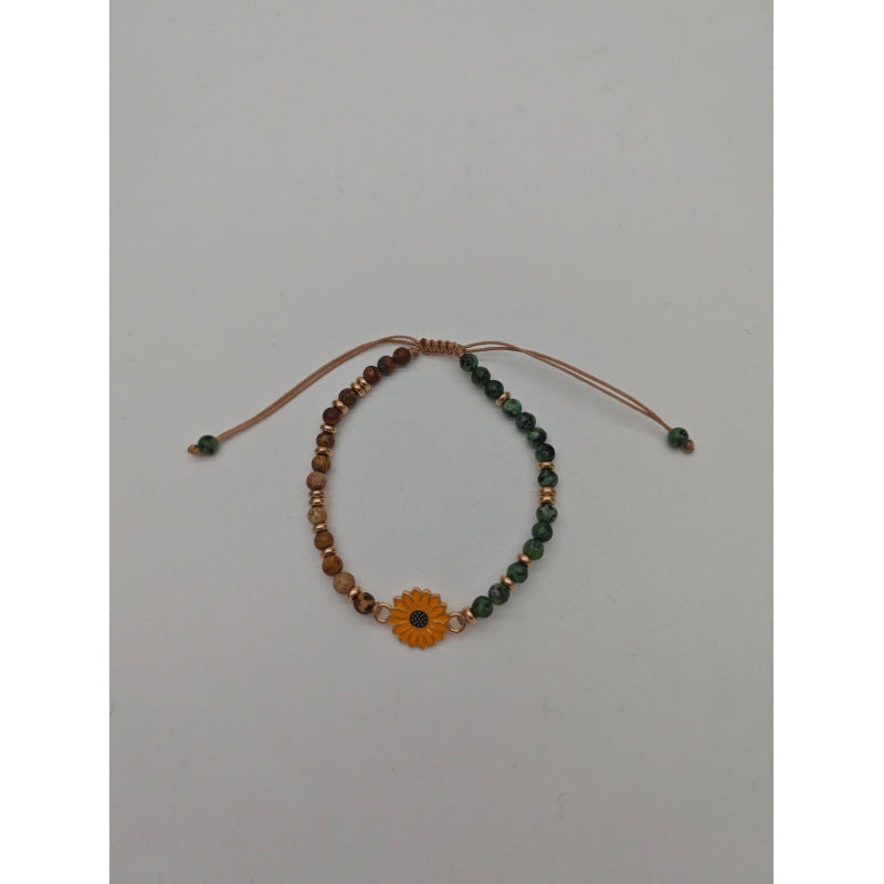 Wholesale Wave Design Turquoise Chain Bracelet Women' s Fashion Jewelry Gift for Travel Souvenir