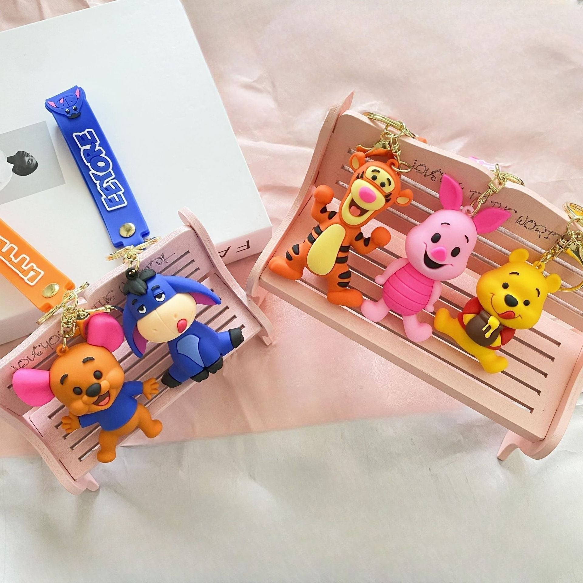 Wholesale Cartoon Cute Silicone Keychains ACC-KC-MingTian001