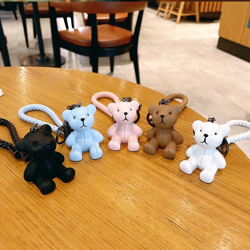 Wholesale Resin puppet bear keychain accessories