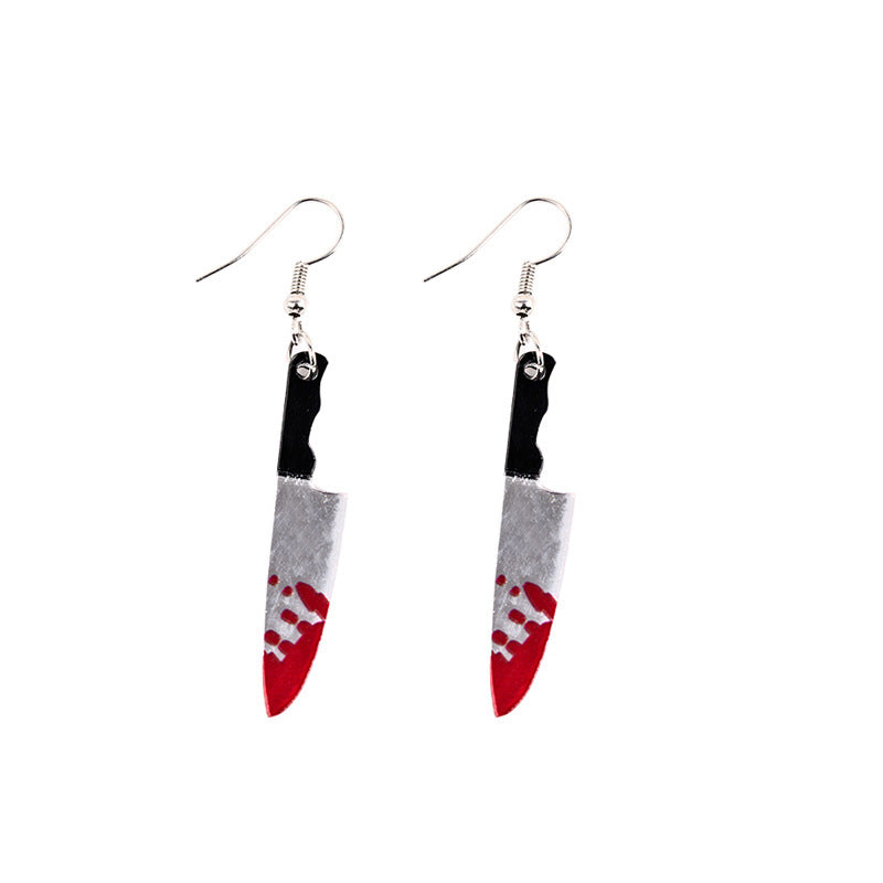Wholesale   horror  knife earrings