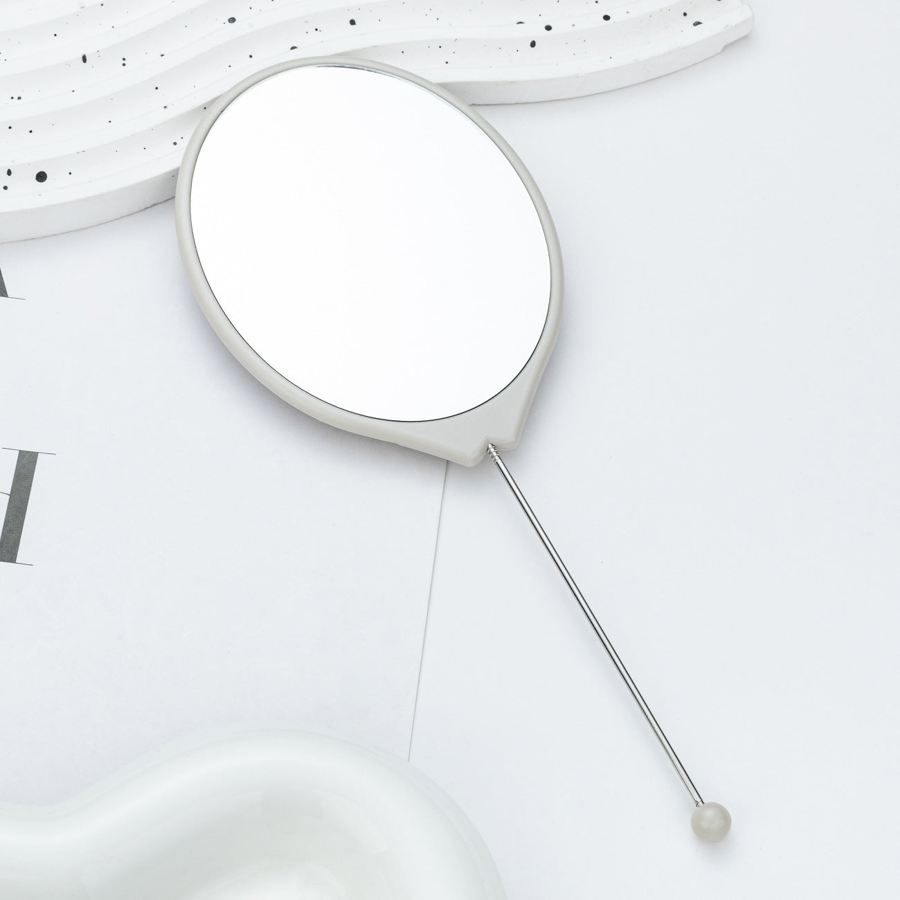 Wholesale DIY Beadable Handheld Makeup Mirror