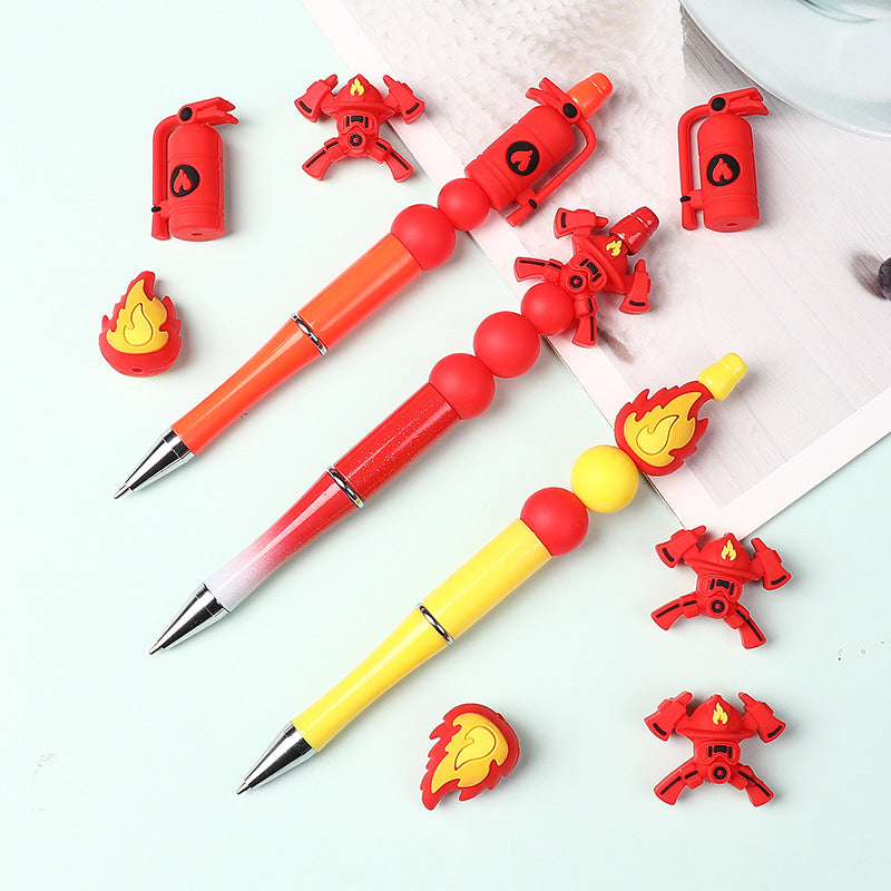 Wholesale 20pcs  3D fire extinguisher  Focal Beads DIY Bead Accessories