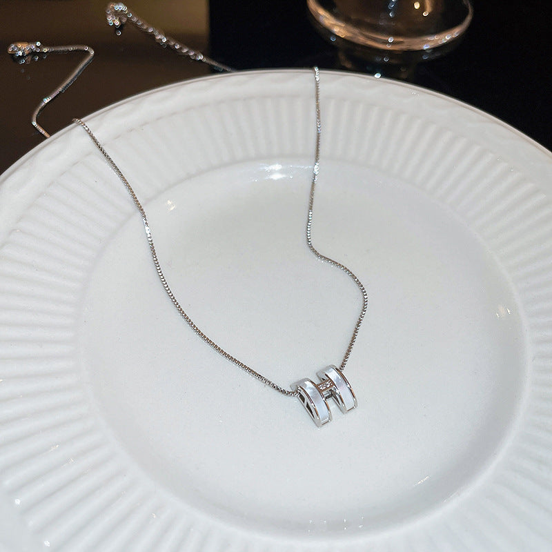 Wholesale Real Gold Plated Zircon Letter Necklace ACCVIP-NE-KJ001