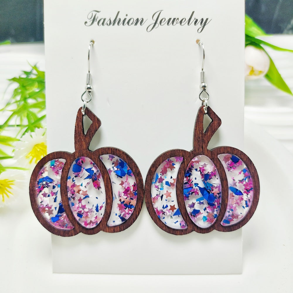 Wholesale Musical Note Acrylic Drop Earrings Fashion Accessory for Women Gift