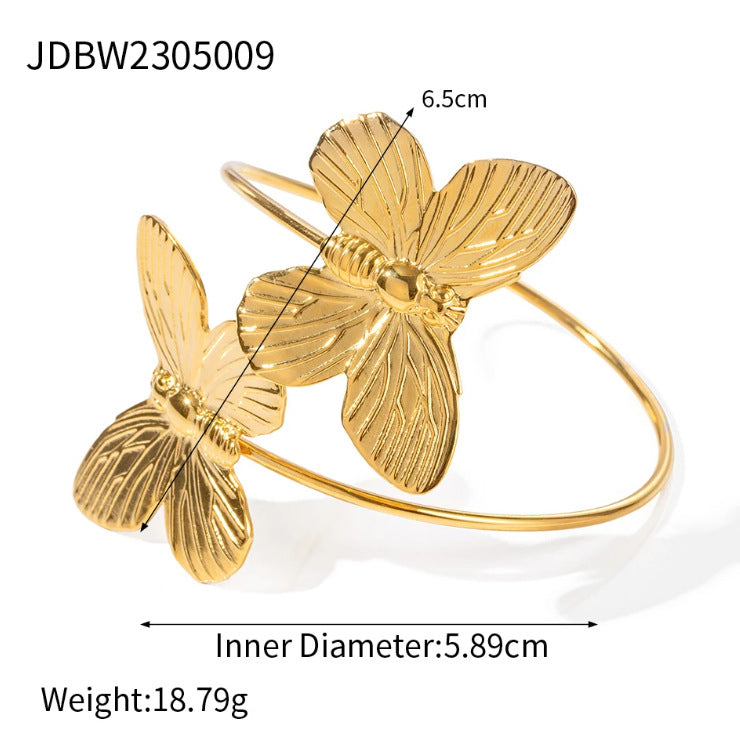 Wholesale Stainless Steel Bracelets Electroplating Inlaid Zircon Bracelet ACC-BT-JD007