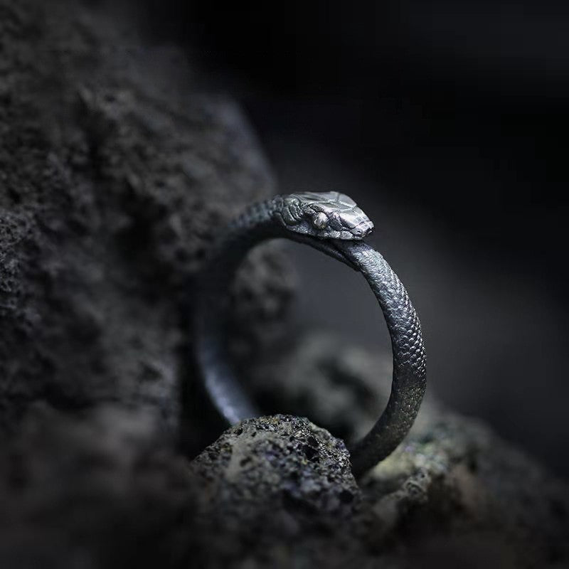 Wholesale  S925 silver snake ring  snake ring