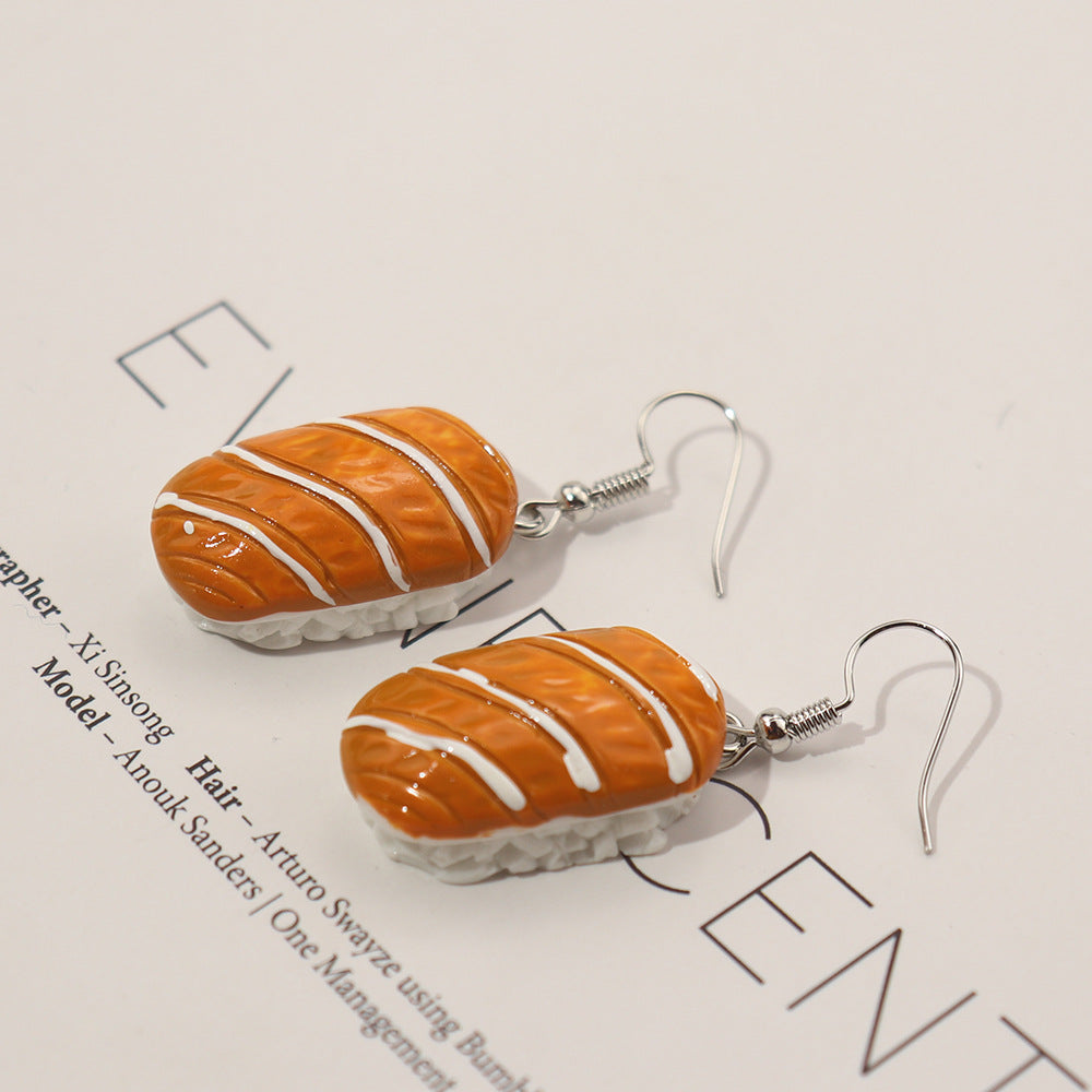 Wholesale fashion earrings funny foodie earrings