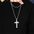 Wholesale Titanium Steel  Cross Necklace  Hip-Hop All-Match Pendant Necklaces