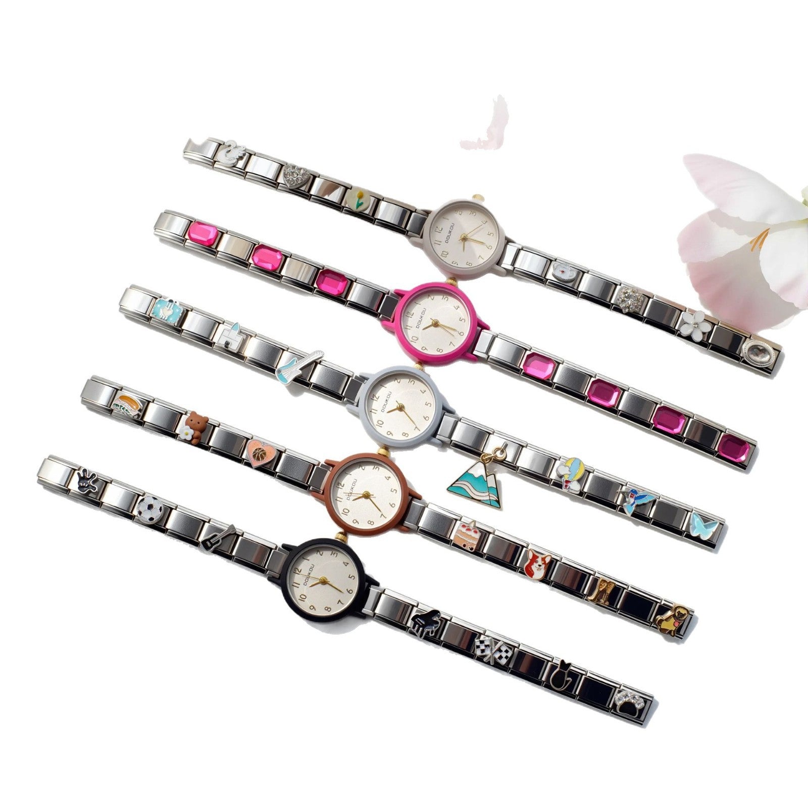 Wholesale Italian Charm Bracelet Quartz Watch