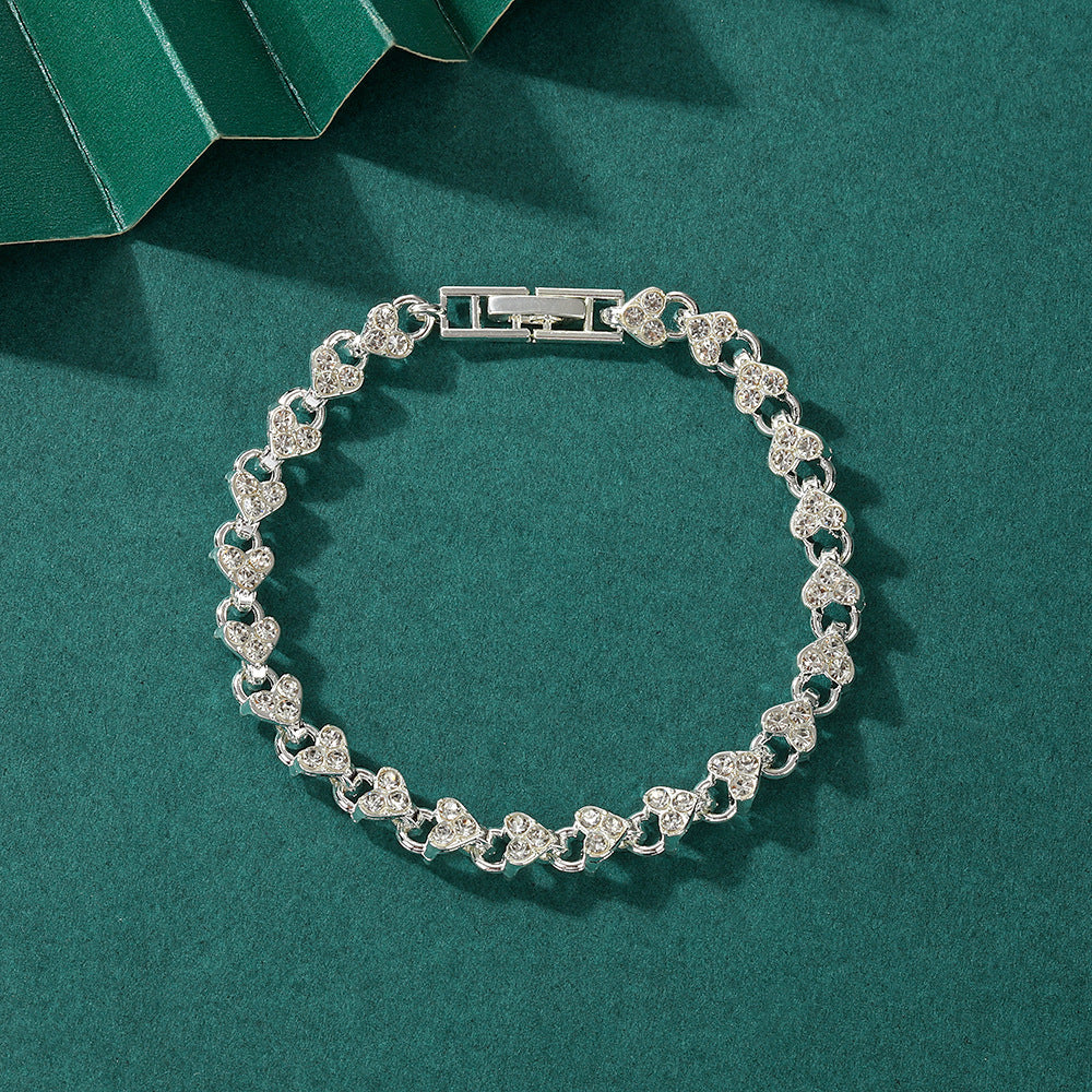 Wholesale Electroplated Alloy Roman Chain Bracelet Gold,  Fashion Jewelry Accessory for Resale