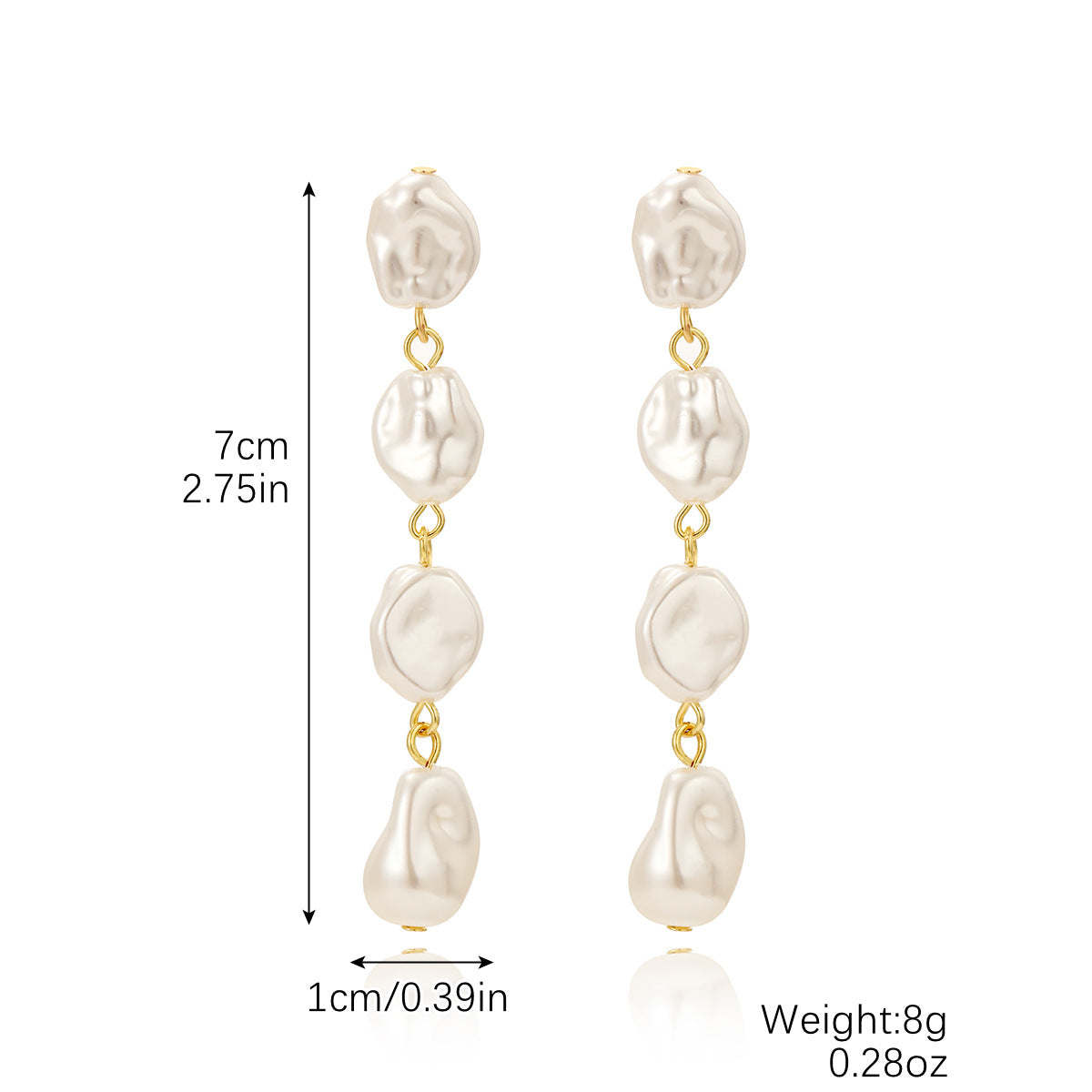Wholesale Exaggerated Pearl Earrings Statemente Earrings ACC-ES-ManYi005
