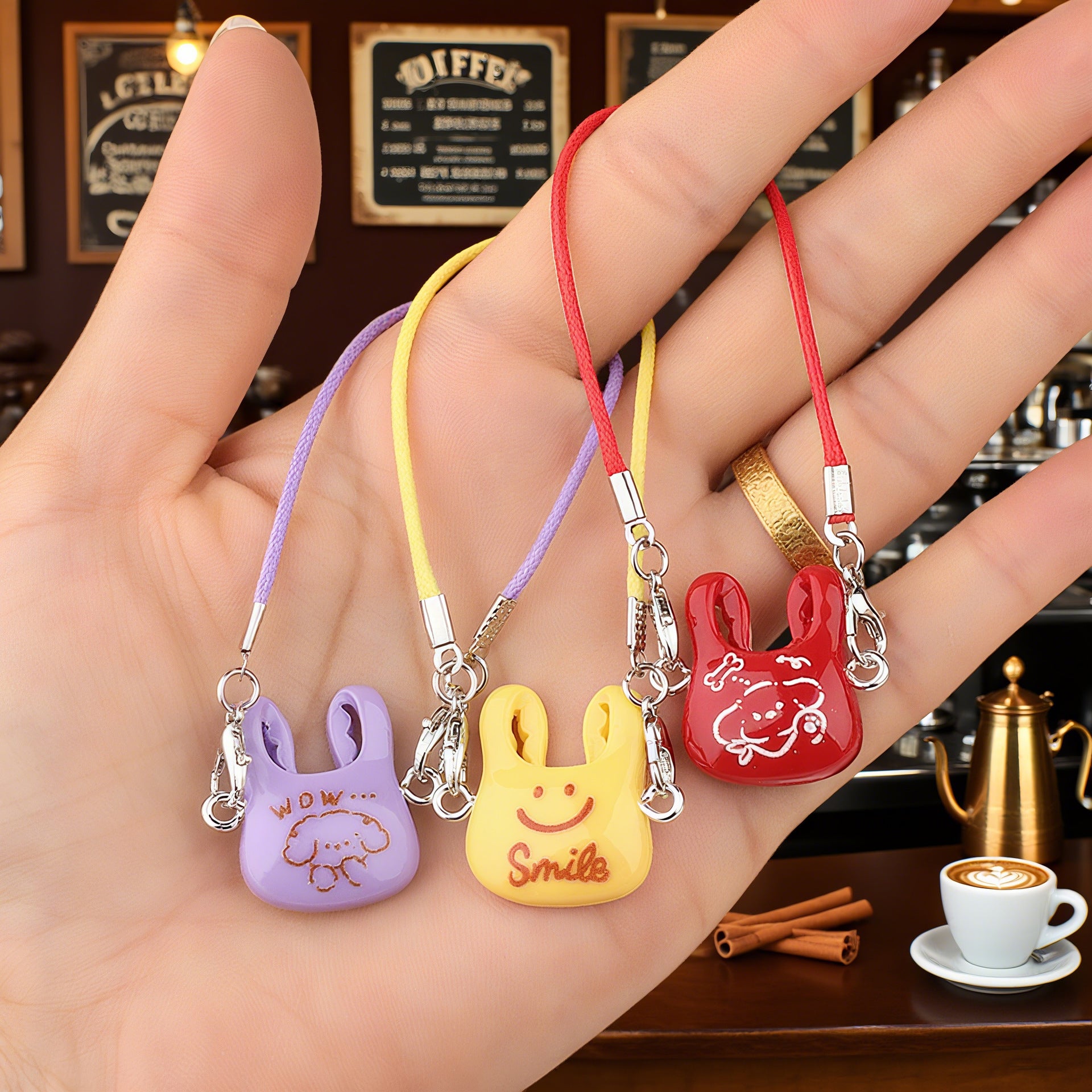 Wholesale Cute cartoon mini bag doll accessories
