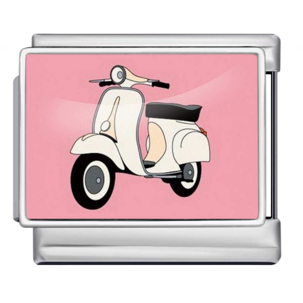 Wholesale  Italian Charm Bracelet 9mm DIY image printingCreative Stainless Steel Composable Bracelet