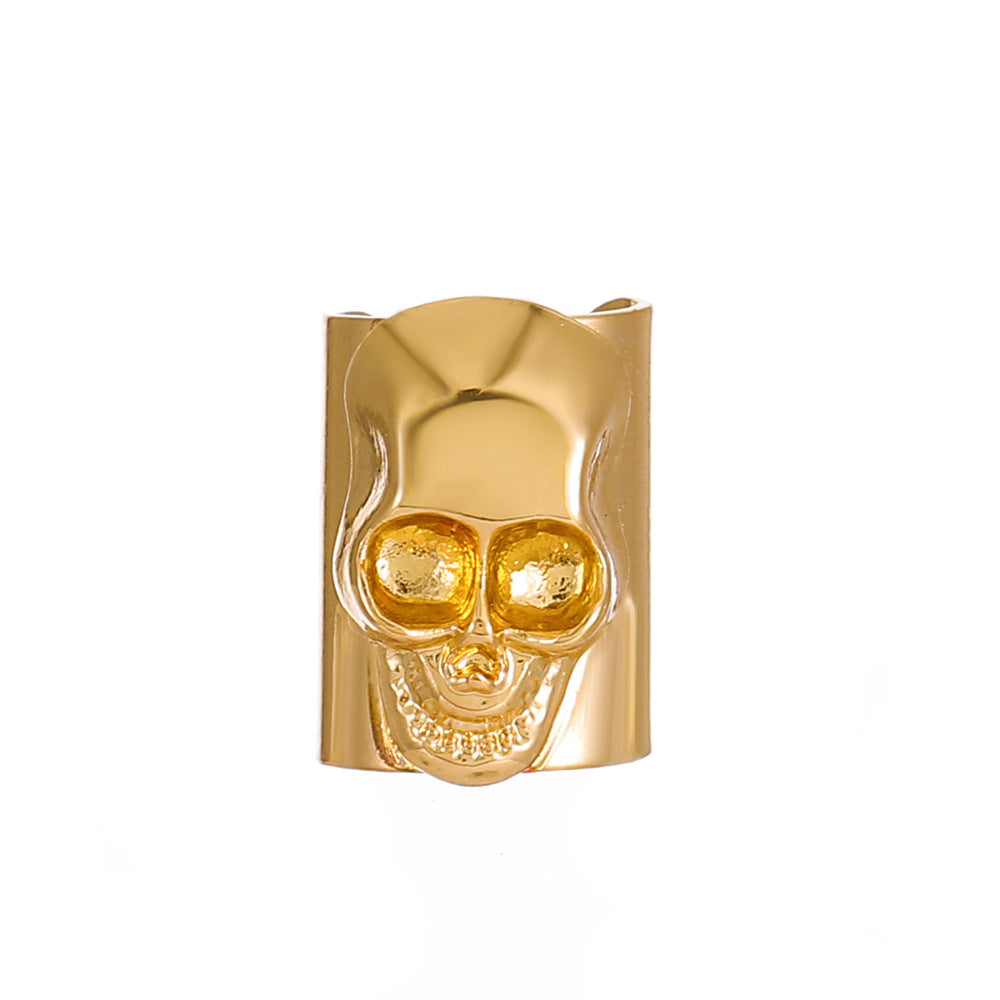 Wholesale Alloy Electroplated  Skull Earrings Women' s Fashion Accessory