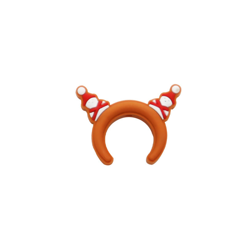 Wholesale 50pcs Christmas Silicone Beads Focal Beads DIY Beading Accessories ACC-BDS-JIaHao012