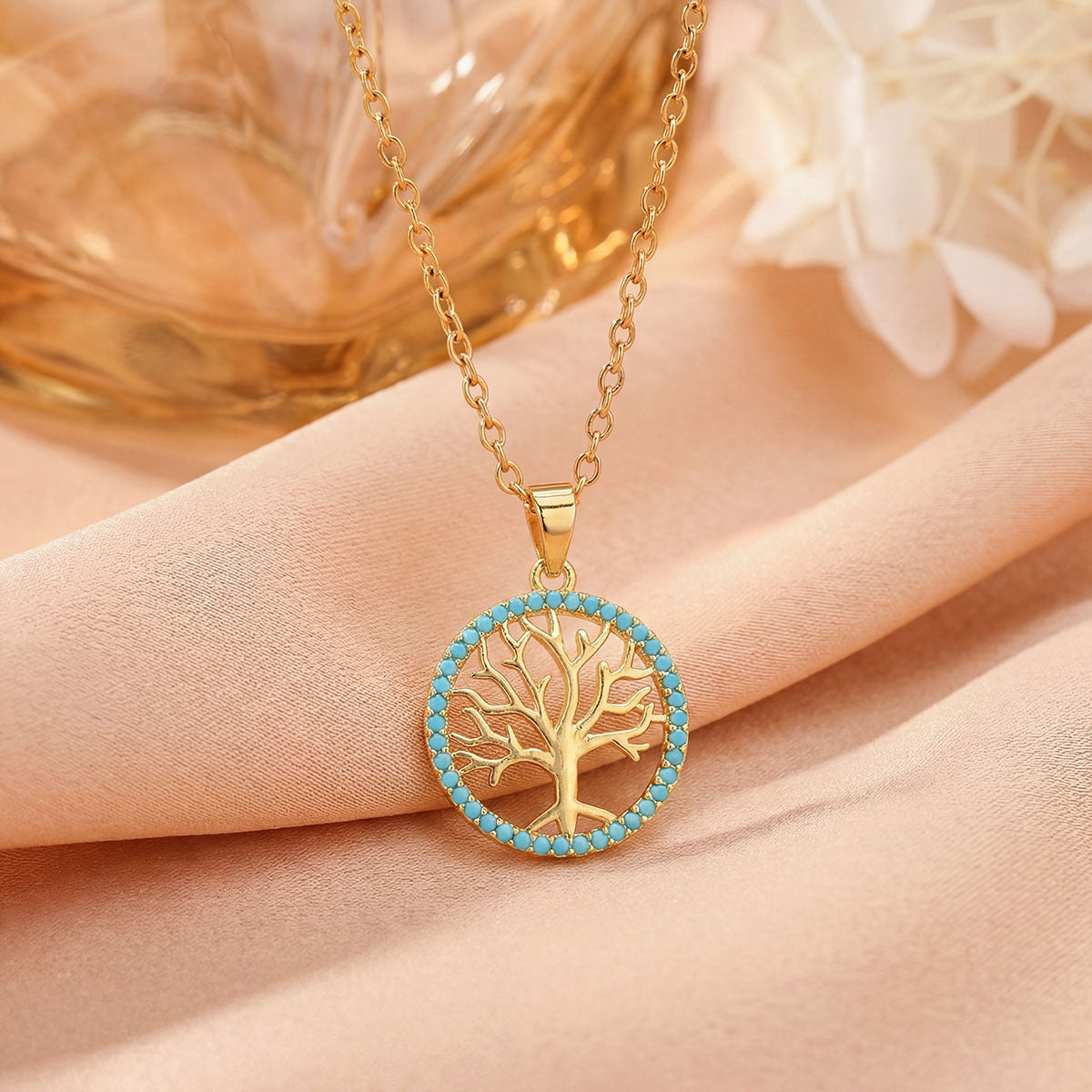 Wholesale Maple Leaf Choker Necklace Titanium Steel Copper Gold Plated Zircon Jewelry Accessory