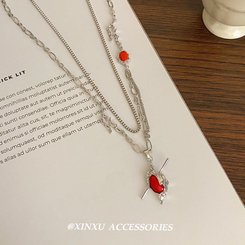 Wholesale Stacking Heart Necklaces