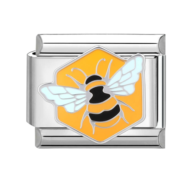 Wholesale Italian Charm Bracelet 9mm DIY Splicing Cute Creative Stainless Steel Composable Bracelet