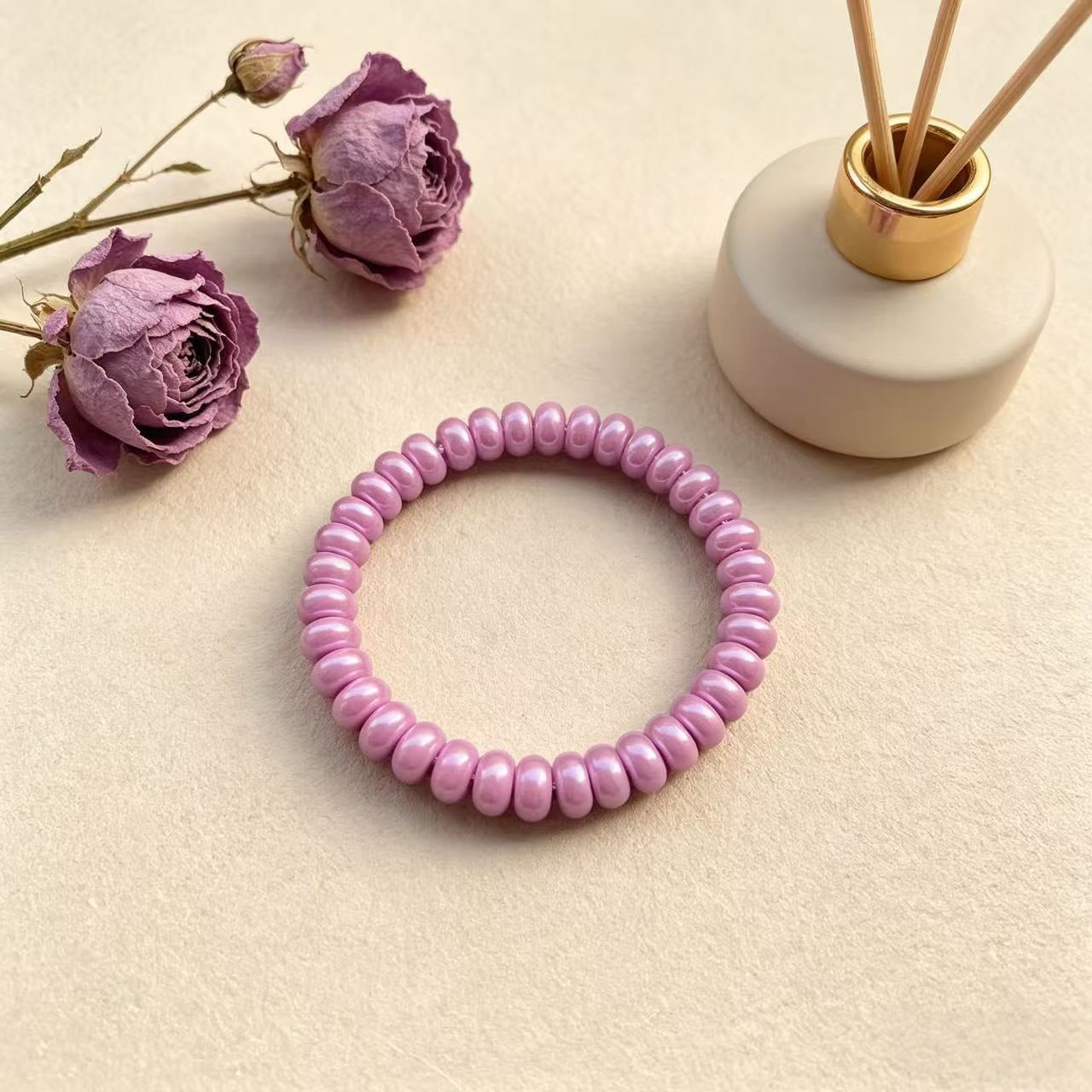 Wholesale Purple Crystal Abacus Bead Bracelet Unisex Travel Souvenir Gift Jewelry Accessory