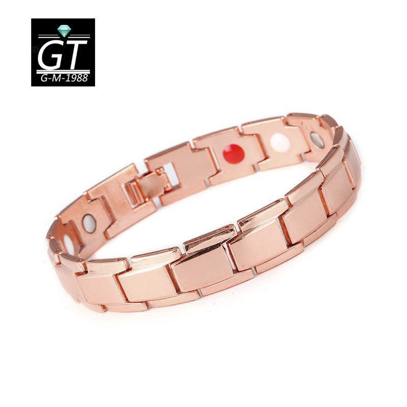 Wholesale Detachable Magnet Bracelet Alloy for Couples ACC-BT-YunJin004