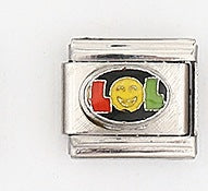 Wholesale Stainless Steel Italian Charm Bracelet Love Letter DIY Elastic Band Unisex Everyday Jewelry Accessory