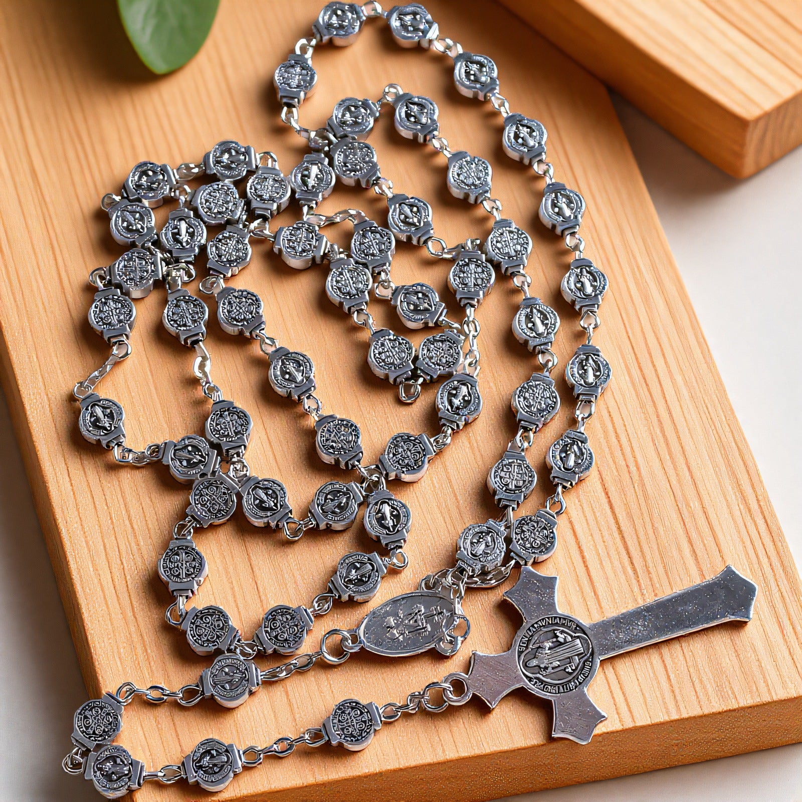 Wholesale Vintage Rune Cross Long Necklace