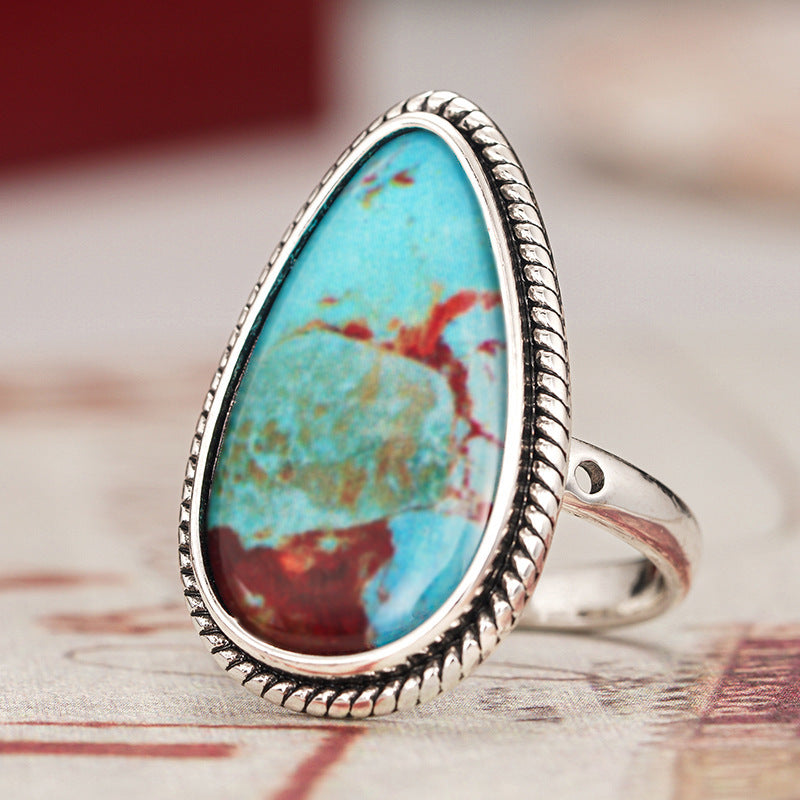WholesaleColorful Texture New Hot-Selling Rings for Women,  Retro Exaggerated Simple Personalized Women' s Rings