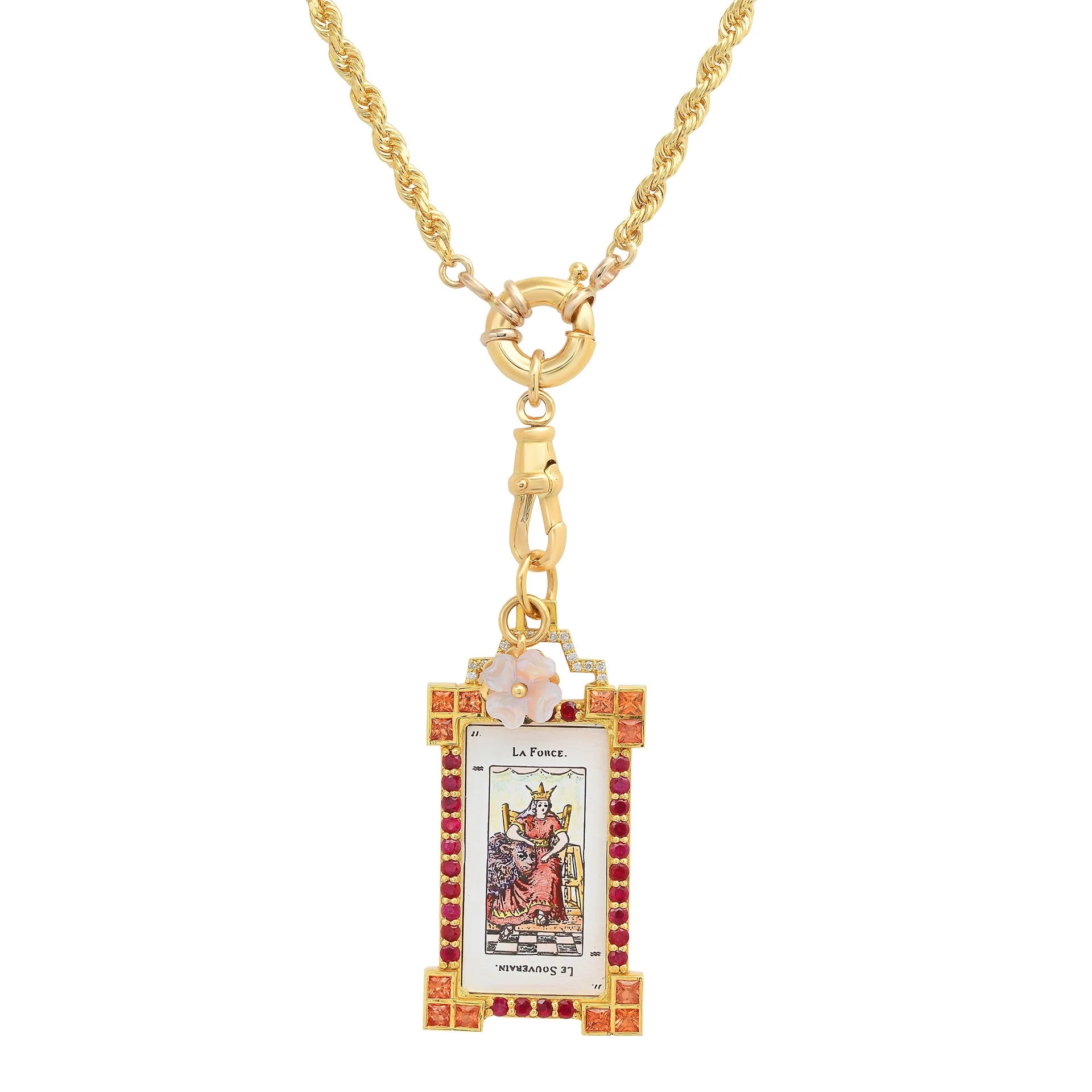 Wholesale Bohemian style Tarot love long necklace