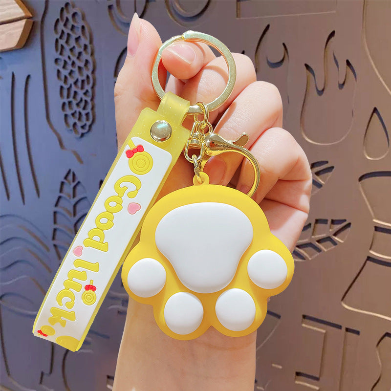Wholesale Cartoon Cat Claw PVC Keychain ACC-KC-ZhongChi001