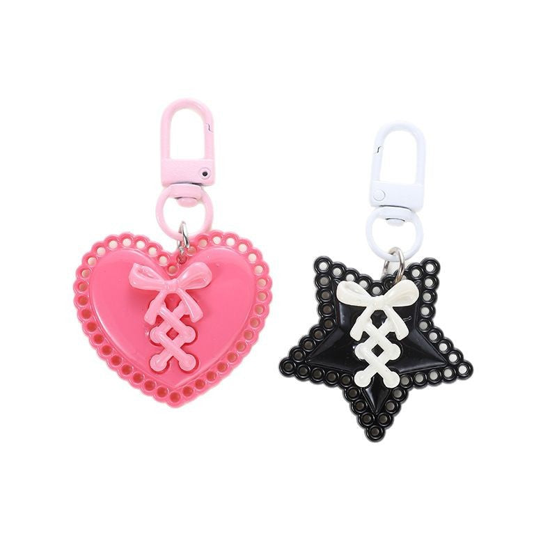 Wholesale Acrylic Personality Peach Heart Keychain
