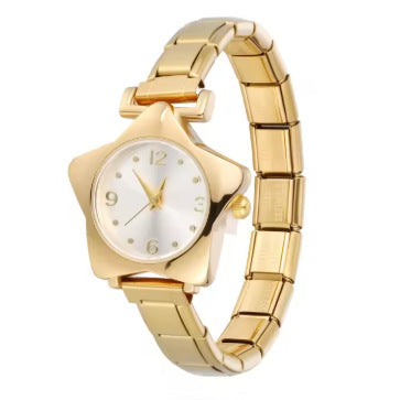 Wholesale Colorful five-pointed star stainless steel watch band