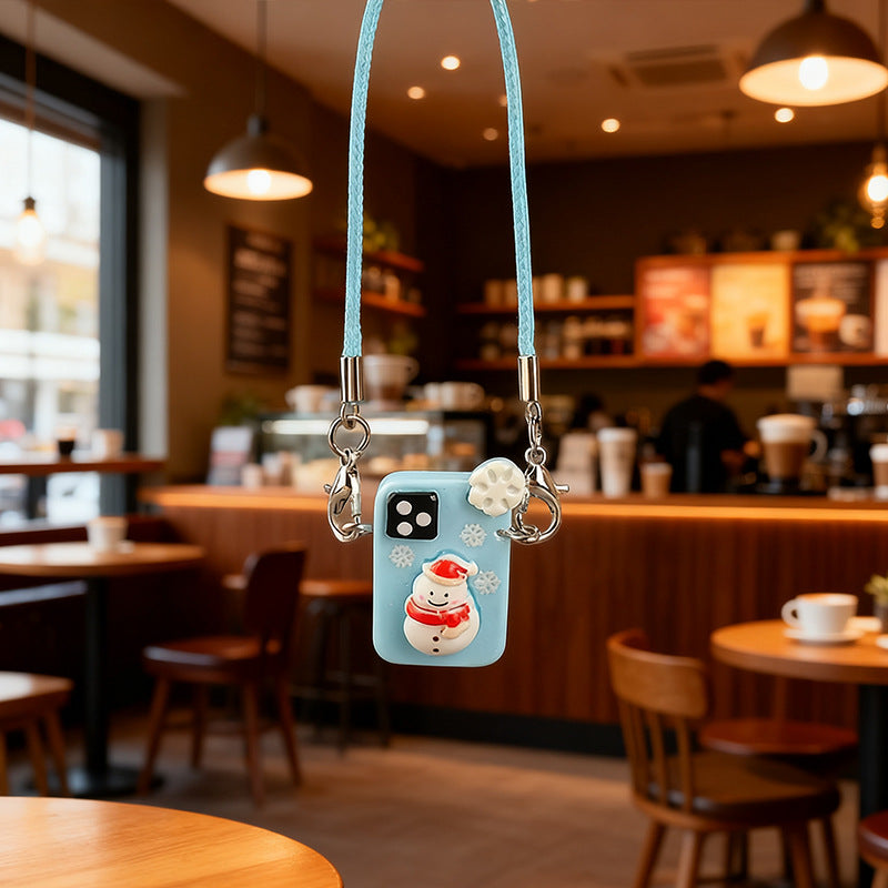 Wholesale Christmas-themed crossbody mini cartoon doll ornaments